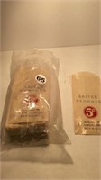 LOT OF SALTED PEANUT BAGS, ST. CLARINS, AVE,