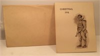 WWI CHRISTMAS CARD - 16TH DIVISION - UNUSED