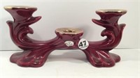 MID CENTURY TRIPLE CANDLE HOLDER - MADE IN GERMANY