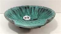 BLUE MOUNTAIN SHELL SHAPED DISH - 6" D