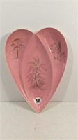 ROYAL WINTON HEART SHAPED DISH - 13"