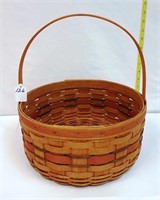 1989 Round Basket with Fixed Handle
