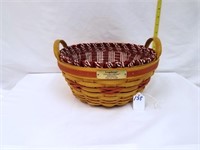 1999 Christmas Collection Popcorn Basket