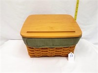 2001 Card Keeper Basket w/ Cards, Divider & Lid