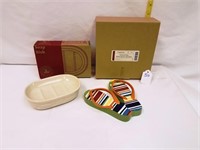 Sunny Day Decorative Sandals & Soap Dish