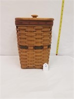 1995 Tall Square Basket with Lid