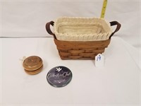 1991 Keepsake Basket, Button & Yo Yo