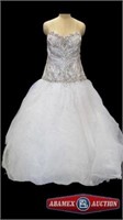 Sparkling white dress. Size 26. Brand Tiffany