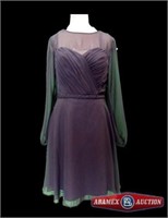 Size 12. Brand Alfred Angelo Color Eggplant and