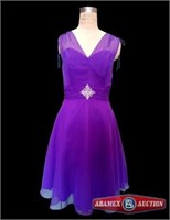 Size10. Brand Alyce Color Purple bluish Details