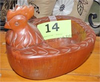 Wooden Chicken Bowl