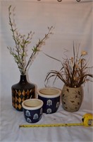 4 Pieces of Art Deco Stoneware