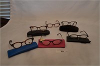 Lot of 6 Pairs of Very Nice Reading Glasses