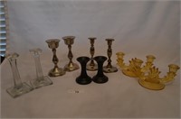 5 Sets of Candlestick Holders
