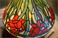 Tall Stained Glass Table Lamp(b)