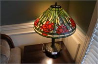 Tall Stained Glass Table Lamp(a)