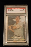 1957 Topps Ted Williams Baseball Card