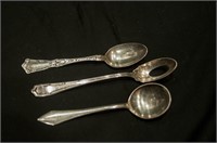3 x Early Sterling Spoons