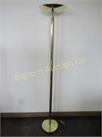 Brass Floor Lamp w/ Halogen Bulb Approx. 72" tall