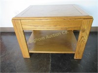 Oak End Table