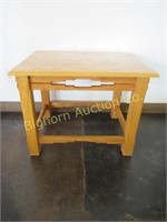 Oak End Table