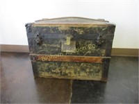 Antique James M Spear Trunk w/ Tray