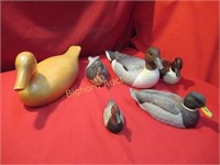 Ducks Various Sizes & Styles, Wooden & Resin