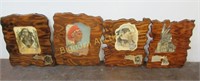 Native American Wooden Picture Plaque