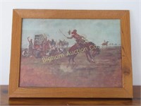 Framed Charles M. Russell Print