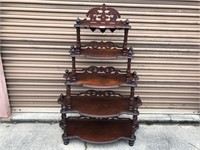 Victorian Walnut Etagere