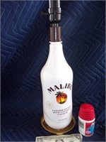 Malibu Rum bottle lamp