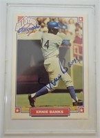 1993 Nabisco All-Star Legends Signed Ernie Banks C
