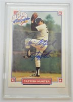 1993 Nabisco All-Star Legends Signed Catfish Hunte