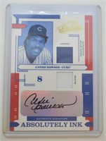 2004 Donruss Playoff Autographed Andre Dawson Card
