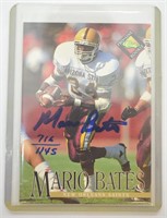 1994 Pro Line Live Mario Bates Autographed Card