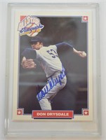 1993 Nabisco All-Star Autographs Don Drysdale Sign