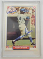 1993 Nabisco All-Star Autographs Ernie Banks Signe