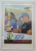 1994 Signature Rookies Robbie Beckett Autographed