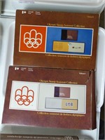 2 OLYMPIC SOUVENIR STAMP COLLECTIONS