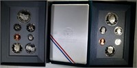 1990 & 1991 US Mint Prestige Sets.