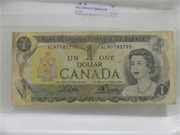 1973 CANADA $1 BANK NOTE