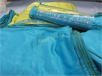 Turquoise - Green Taffeta Napkins