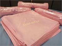 Pink Satin Napkins