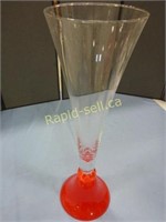 Red Trumpet Vases