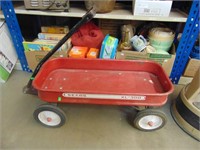 Vintage SEARS “XL-400” Red metal pull wagon