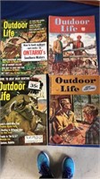 16 Vintage Outdoor life magazines.
