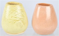 2-RUSSEL WRIGHT BAUER ART POTTERY VASES