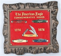 1976 AMERICAN EAGLE POCKET KNIFE SET