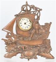 COLUMBIAN EXPOSITION BUILDING CAST IRON CLOCK