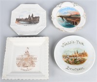 3- COLUMBIAN EXPOSITION PLATES & MORE